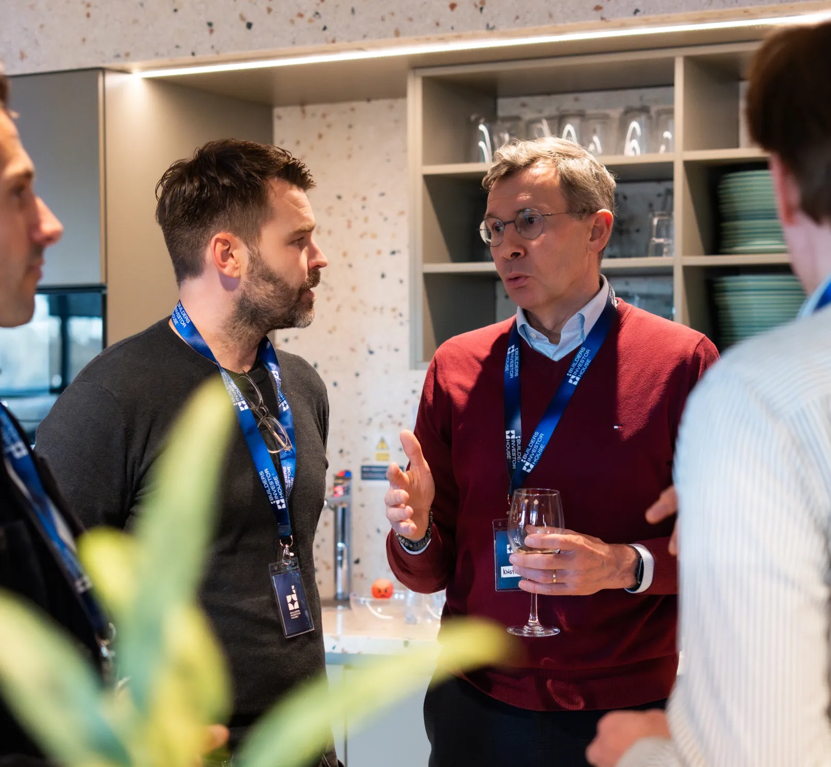 Drinks, Q&A, connections